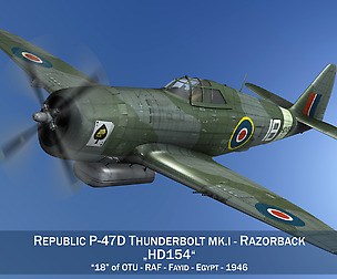 Republic P-47D Thunderbolt MK.I - HD154