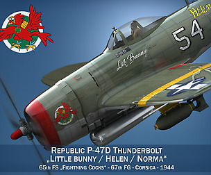 Republic P-47D Thunderbolt - Little Bunny