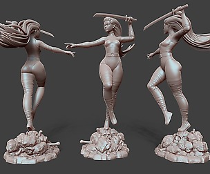 Psylocke Pose