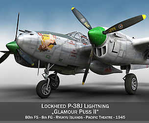 Lockheed P-38 Lightning - Glamour Puss II