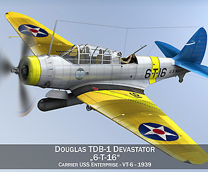 Douglas TDB-1 Devastator - 6T16