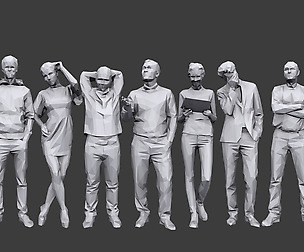 Lowpoly People Casual Pack Volume 18