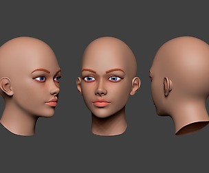 Woman Head 4