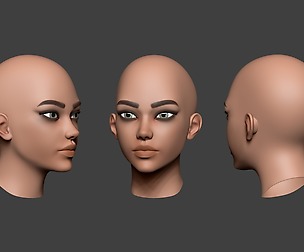 Woman Head 6