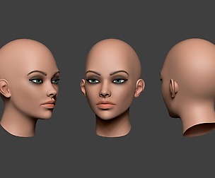 Woman Head 7
