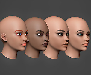 Woman Head Collection