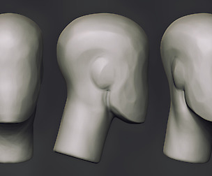 Head Sketch BaseMesh