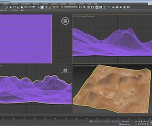 Import textured terrains in any 3D Package
