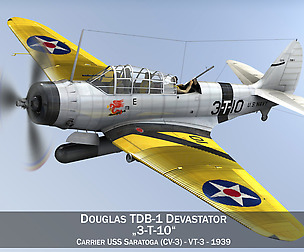 Douglas TDB-1 Devastator - 3T10