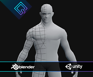 Low-Poly Male Base Mesh