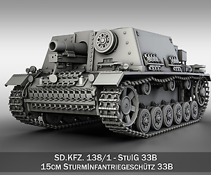 StuIG 33B - Self-propelled heavy Infantry Gun