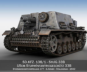 StuIG 33B - Heavy Infantry Gun - 6 Armee