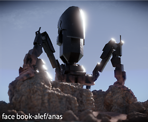 sci-fi robo hunter blende file