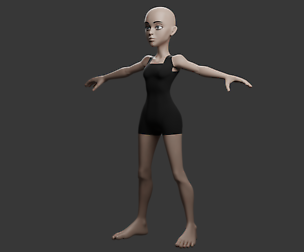 stylized girl