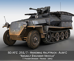 SD.KFZ.251/7 Ausf.C - Engineer Vehicle - 7PD