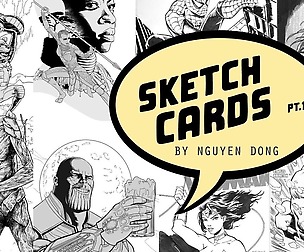 Sketch Card Tutorial Part 1 - The Portrait