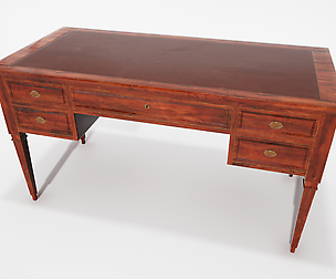 Table Antiques VR / AR / low-poly 3D model