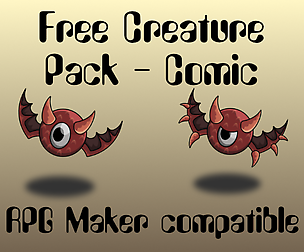 Free Monster Creature Battler + Animation Pack