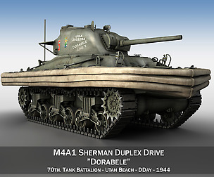 M4A1 Sherman - Duplex Drive - Dorabelle