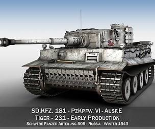 Panzer VI - Tiger - 231 - Early Production