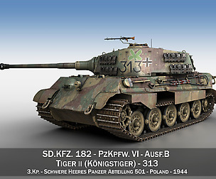 Panzerkampfwagen VI - Ausf B - Tiger II - 313