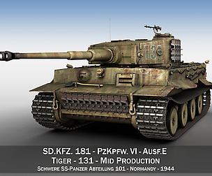 Panzer VI - Tiger - 131 - Mid Production