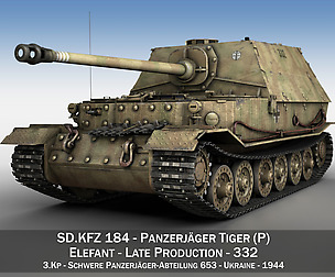Elefant Tank destroyer - Tiger (P) - 332