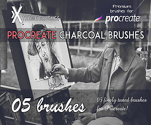 Procreate Charcoal Brushes