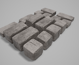 Stone Blocks 01 - Var01 4K-PBR