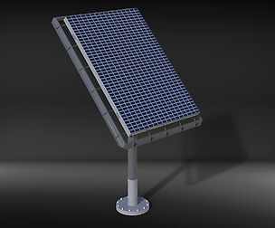 sci-fi Solar battery