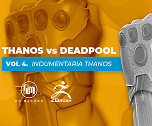 Vol. 4 Thanos Vs Dpool Es: Traje de Thanos