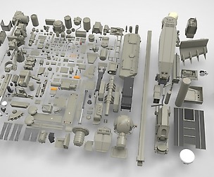 Mechanics collection 1 Kitbash