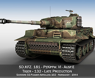 Panzer VI - Tiger - 132 - Late Production
