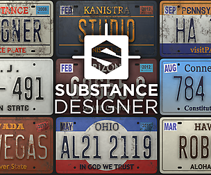 Licence Plate Substance Material