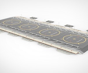 sci-fi landing platform 1
