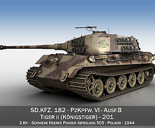 Panzerkampfwagen VI - Ausf B - Tiger II - 201