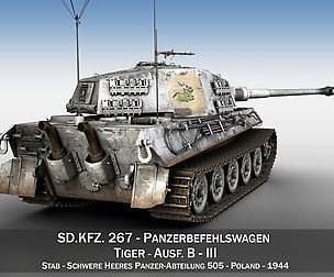 Panzerbefehlswagen Tiger - Ausf B - III