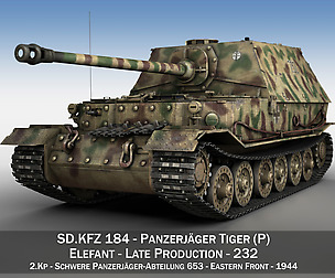 Elefant Tank destroyer - Tiger (P) - 232
