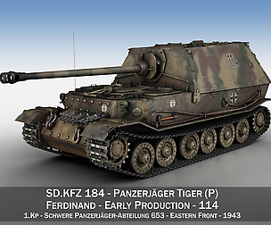 Ferdinand Tank destroyer - Tiger (P) - 114