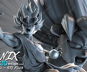 Goku 3D printable Ready