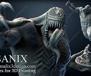 Venom 3D printable Ready