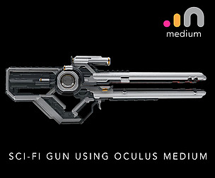 SCI-FI GUN USING OCULUS MEDIUM
