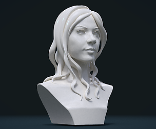 Woman head and Hairstyle