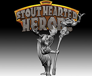 STOUT HEARTED HEROES - Elf Priestess