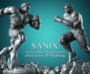 Hulk 3D Print Ready Model