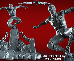 Spiderman 3d Print Ready Model