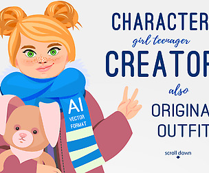 Girl teenager CHARACTER CREATOR (AI)