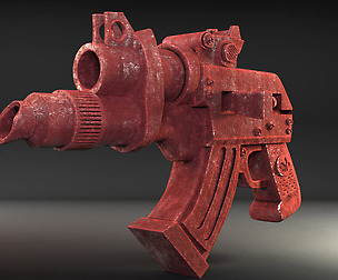 Stylized Handgun