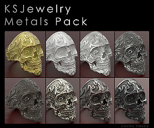 Keyshot Jewelry Materials Pack