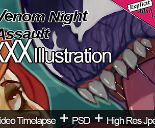 Venom Night Assault XXX Illustration